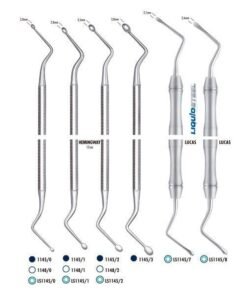 LS1145/7 CURETA OSEA 17cm. LUCAS LIQUID STEEL