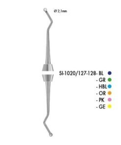 SI-1020/127-128-BL EXCAV. 2.1mm. COLORI SIL.AZUL