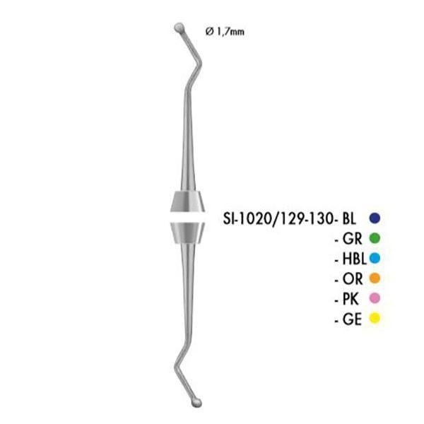 SI-1020/129-130-BL EXCAV. 1.7mm. COLORI SIL.AZUL