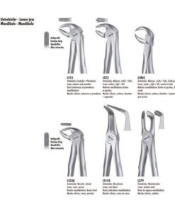 LS145 FORCEPS RAICES INF. LIQUID STEEL