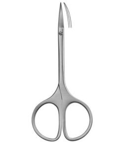 LS802/13cm. TIJERA CURVA ENCIA LIQUID STEEL