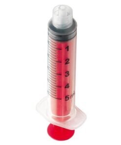 CANALPRO COLOR JERINGAS 5ml. ROJAS 50u.