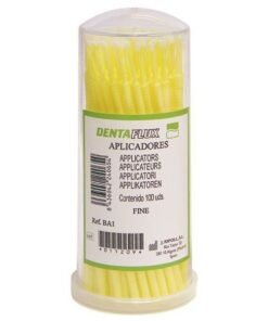 MICROAPLICADORES FINOS AMARILLOS 100u.