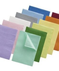 S10/GREY SERVILLETAS GRISES PAPEL/PLASTICO 500u
