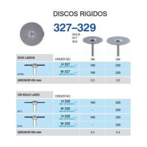 H327-190 PM DISCO DIAM.RIGIDO