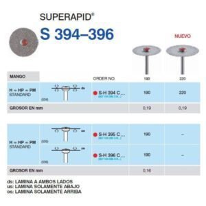 SH394C-220 PM DISC.DIAM.MACIZO