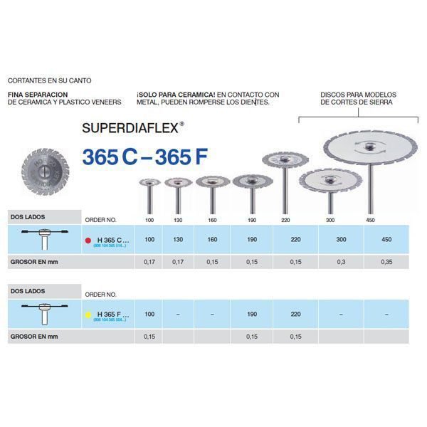 H365F-190 PM DISC.DIAM.SUPERFL