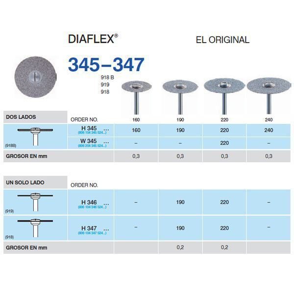 H347-220 PM DISC.DIAMANTE FLEX