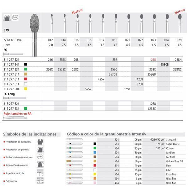 FG 3258/6 379-021 FG DIAM. FINO 6U.