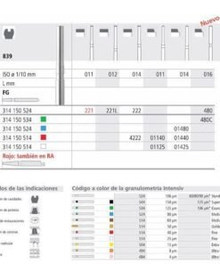 FG 221/6  839-011 FG DIAM. MEDIO 6U.