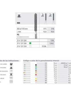 FG 124L/6  886-016 FG DIAM. MEDIO 6U.