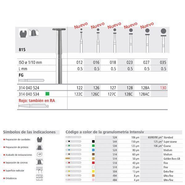 FG 130/6  815-035 FG DIAM. MEDIO 6U.