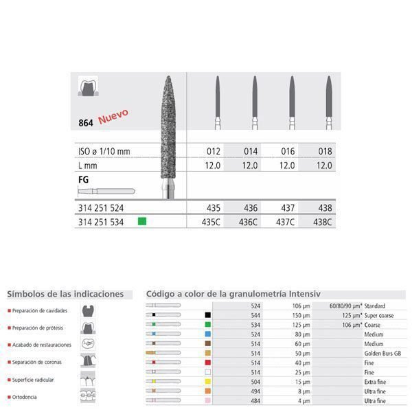 FG 437/6 864-016 FG DIAM. MEDIO 6U.