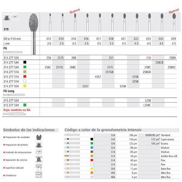 FG 258/6 C 379-023 FG DIAM. GRUESO 6U.