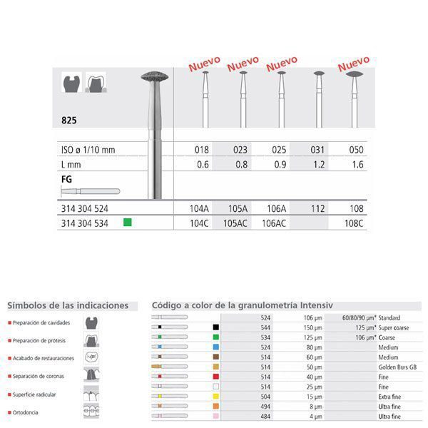 FG 105A/6 C 825-023 FG DIAM. GRUESO 6U.