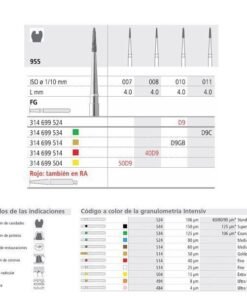 FG 50D9/6 955-007 FG DIAM. X-FINO 6U.