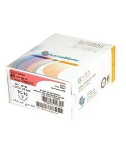 SUTURA SEDA TRENZADA NEGRA 0 TR-60 12u.