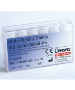 GUTAPERCHA CONICIDAD .04 Nº45 120u. A022M