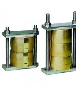 030400 BRIDA PRENSA ACERO INOX. 2 MUFLAS