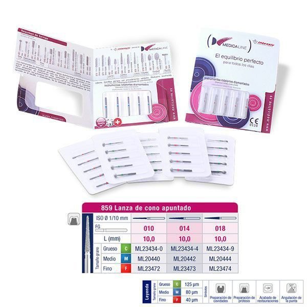 859M-014 FRESA FG DIAMANTE FIG 166 MEDIO 5 U.