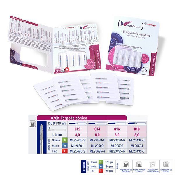 878KF-014 FRESA FG DIAMANTE FIG 298 FINO 5 U.