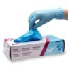 GUANTES NITRILO S/P AZUL X-PEQ. 100u