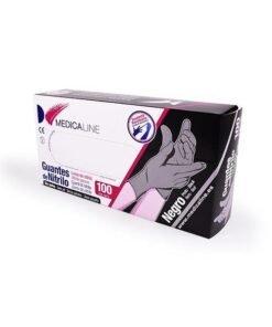 GUANTES NITRILO S/P NEGRO X-PEQ. 100u.