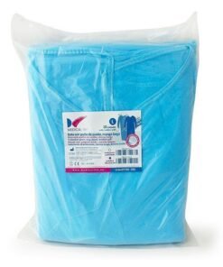 BATA AZUL L 120x140cm 30g PUÑO ELASTICO TEJIDO 10u