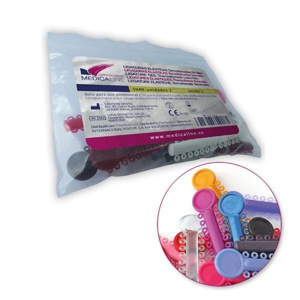 LIGADURAS ELASTICAS SIN LATEX KIT SPRING 1008u.