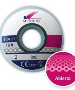 Cadeneta ML elástica Silver abierta 3