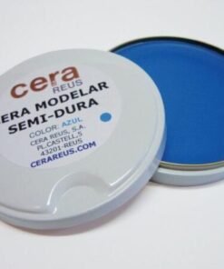 CERA MODELAR SEMI-DURA AZUL CLARO EN TARRINA 50gr.