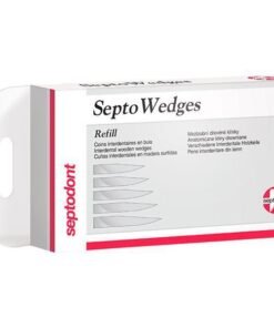 SEPTOWEDGES REFILL CUÑAS MADERA Nº2 GREEN 100u.