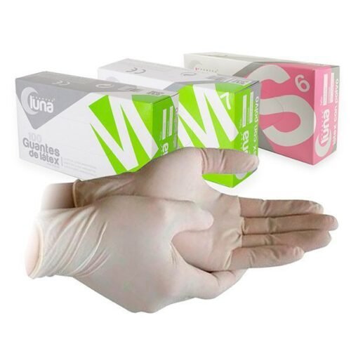 GUANTES LATEX X-GRANDES LUNA 100u.