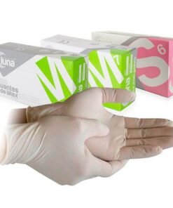 GUANTES LATEX S/POLVO PEQUEÑOS LUNA 100u.