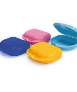 CAJA ORTODONCIA 80x78x28mm. COLORES SDO. 12u.